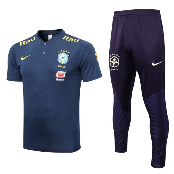 Polo Brasil Conjunto Completo 2022 2023 Azul